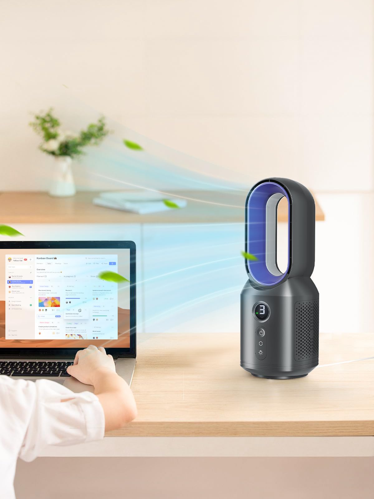 DEIO Bladeless Desk Fan