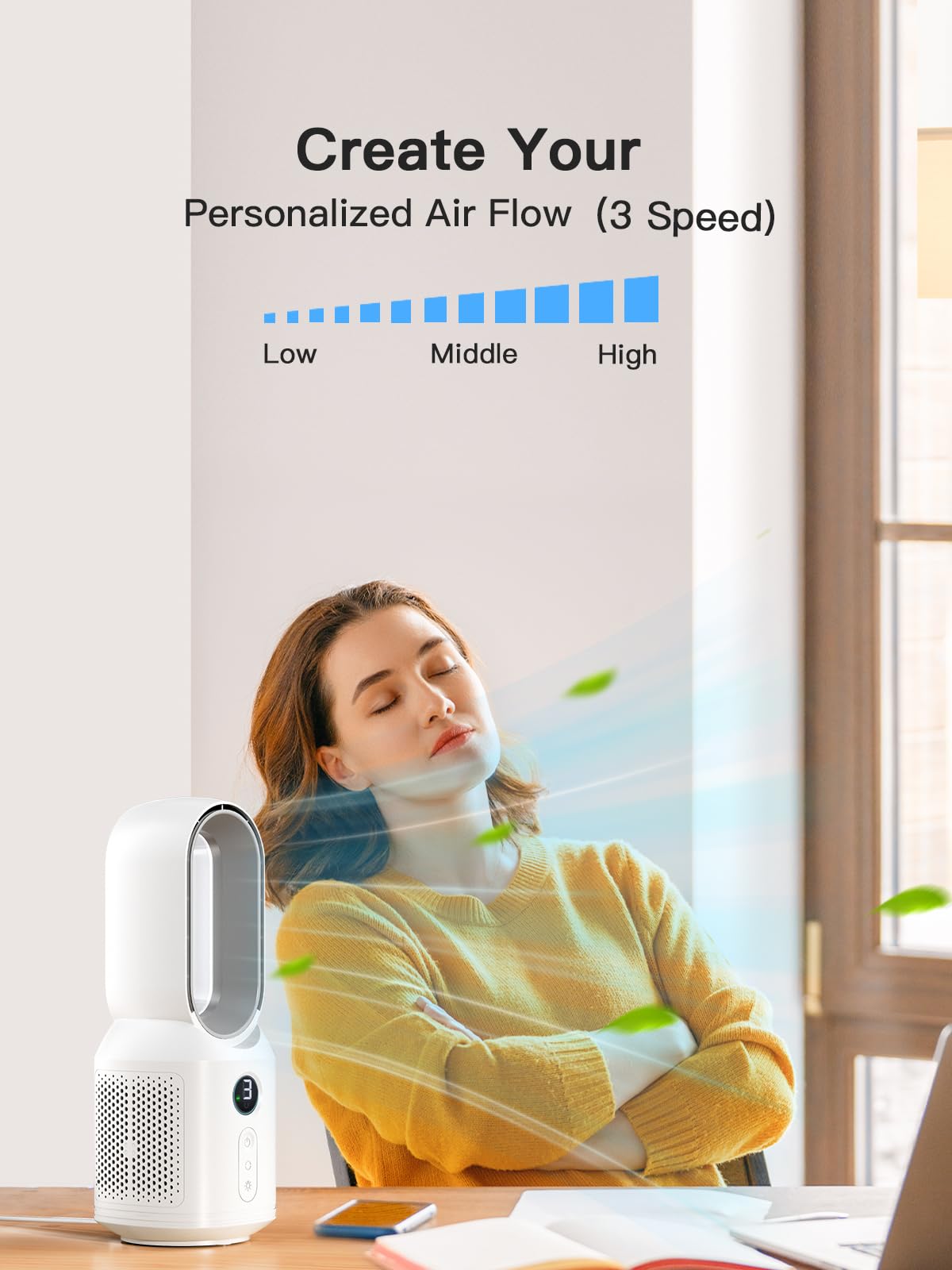 DEIO Bladeless Desk Fan