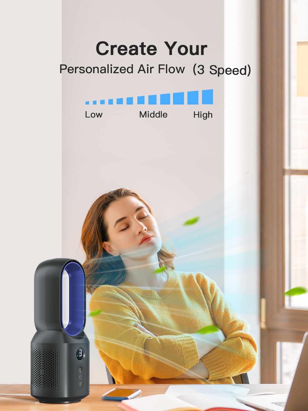 DEIO Bladeless Desk Fan